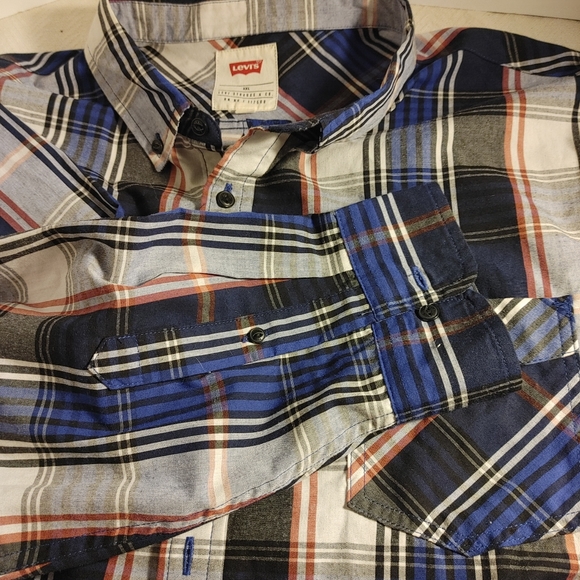 Levi's Men's Button Down 1 Pocket Plaid Shirt Size XXL - Picture 3 of 12